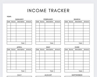 Income Tracker,Income Planner,Biweekly Planner,Income and Expense Tracker,Budget Overview,Expense Log,Financial planning,Income Log