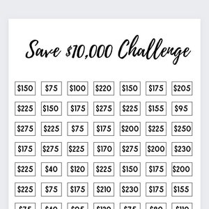 Save 10000,Savings Log,Save 10000 in 52 Weeks Money Challenge,52 Week Saving Challenge,Saving Challenge,Savings Chart,Savings challenge