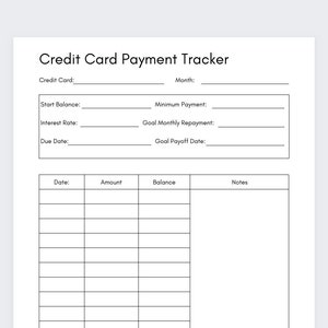 Rastreador de pagos con tarjeta de crédito, Pagos con tarjeta de crédito, Rastreador de facturas, Rastreador de tarjetas de crédito, Planificador de pagos, Planificador de tarjetas de crédito, Planificador financiero