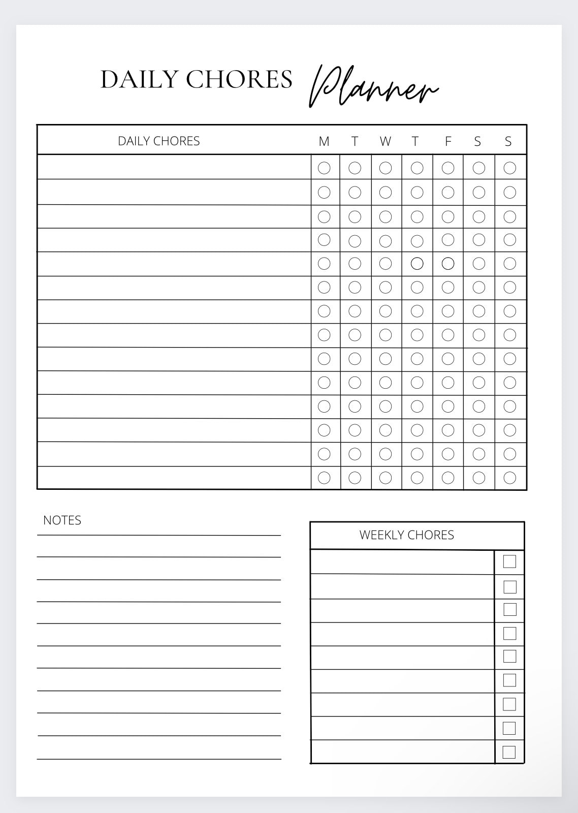 cleaning-checklist-printable-pdf-daily-cleaning-schedule-minimalist-cleaning-list-house-cleaning-chart-cleaning-planner-cleaning-routine-etsy