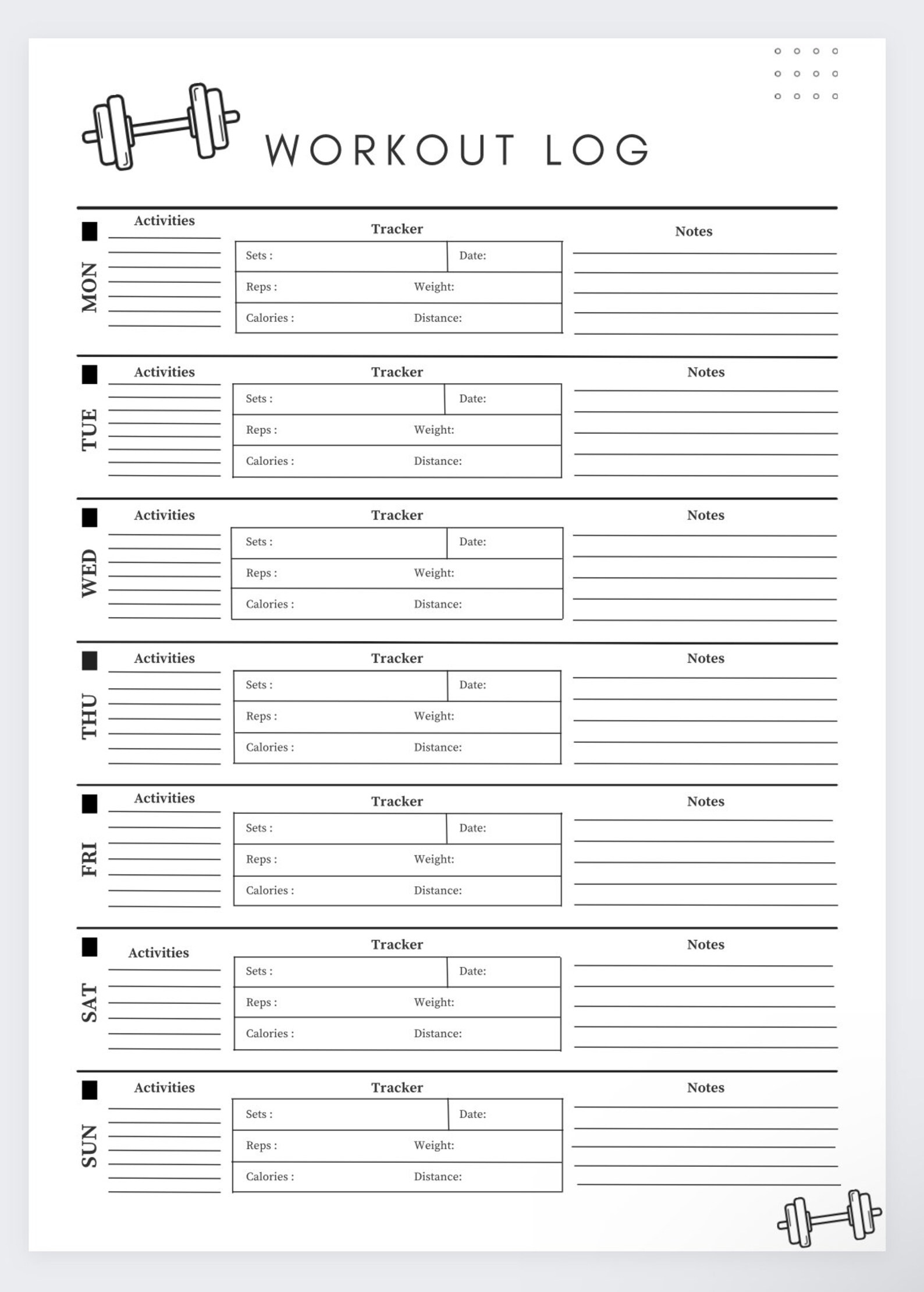 workout-log-weight-loss-tracker-75-hard-challenge-fitness-log-workout