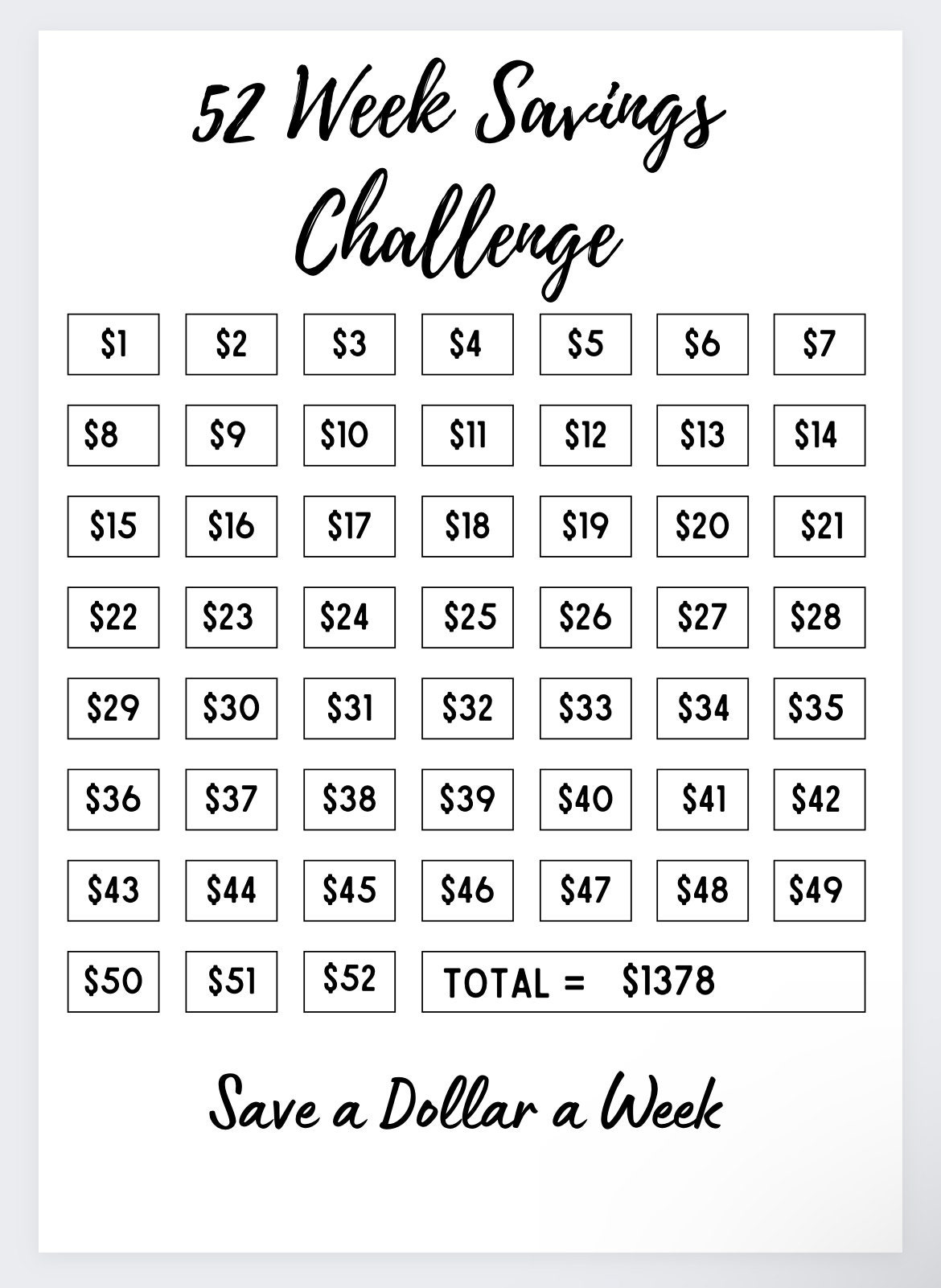 52-week-saving-challenge-saving-log-saving-jar-savings-challenge-money-saving-challenge-weekly-savings-52-week-savings-challenge-savings-etsy for 52 Week Money Challenge Free Printable 52 Week Saving Challenge,saving Log,saving Jar,savings Challenge,money Saving Challenge,weekly Savings,52 Week Savings Challenge,savings - Etsy for 52 Week Money Challenge Free Printable