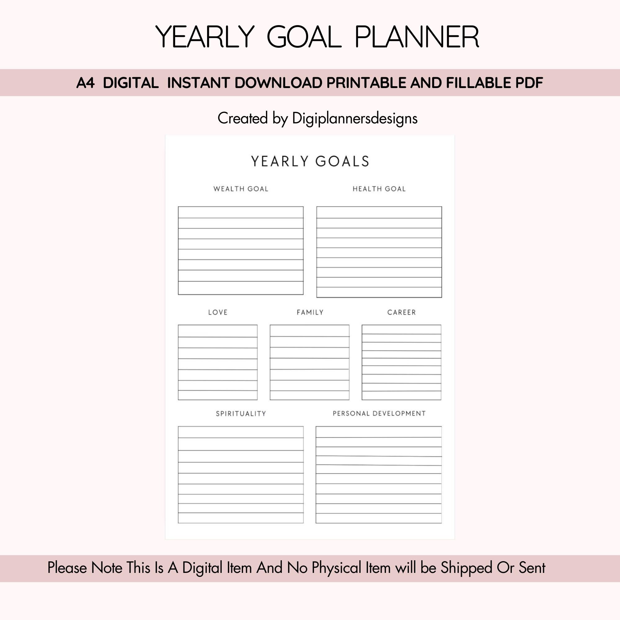 8 Areas of Life Goal Planner: Dream Life Vision, Personal