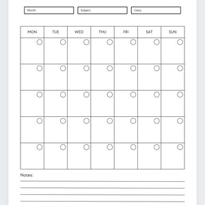 Lesson Plan Template, Lesson Planner Printable, Homeschool Teacher Planner, Weekly, Daily Plans, Academic Schedule, Simple Lesson Plan Book image 9