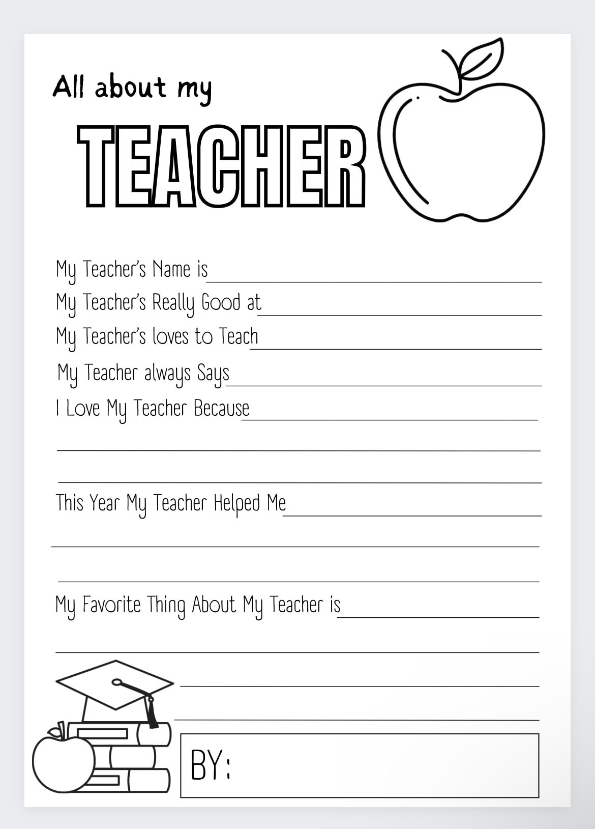 all-about-my-teacher-teacher-appreciation-gift-all-about-my-teacher-printable-teacher-appreciation-week-teacher-thank-you-teacher-coloring-etsy for All About My Teacher Free Printable Pdf Free Download All About My Teacher,teacher Appreciation Gift,all About My Teacher Printable,teacher Appreciation Week,teacher Thank You,teacher Coloring - Etsy for All About My Teacher Free Printable Pdf Free Download