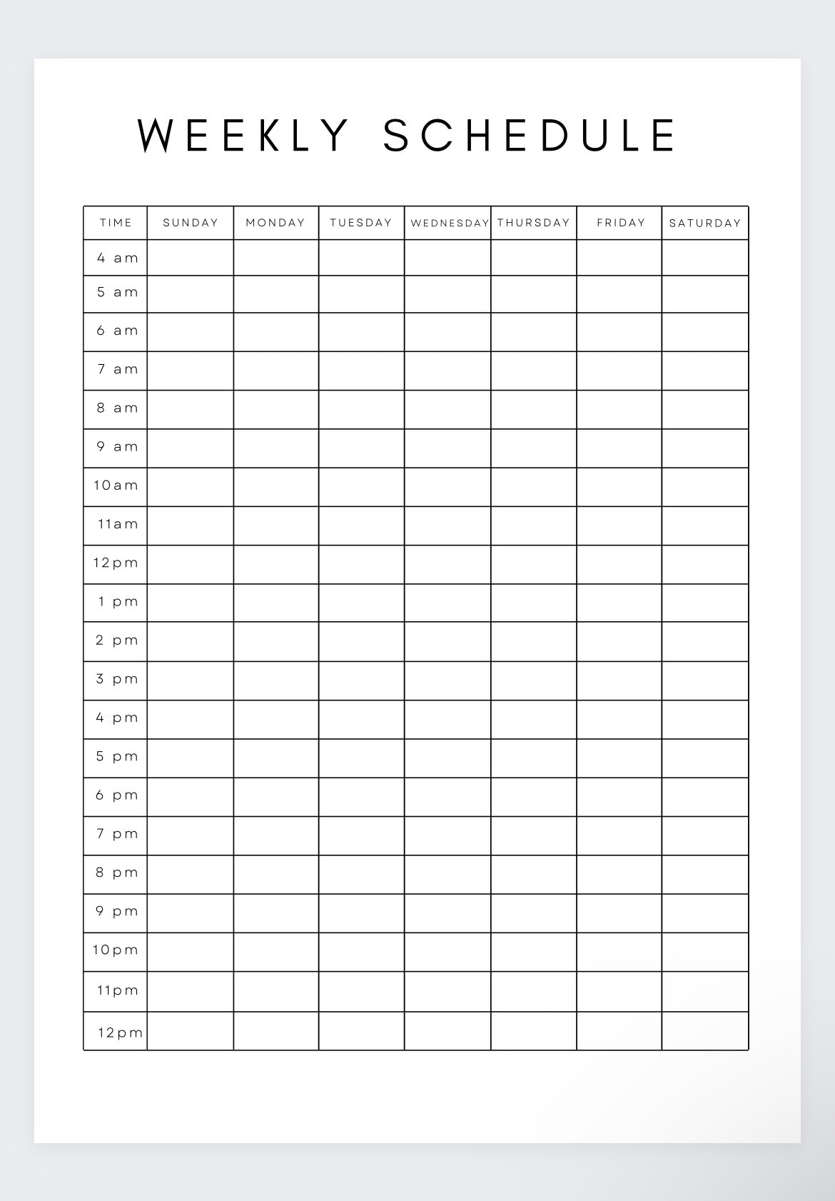 weekly-schedule-time-blocking-printable-schedule-hourly-planner-timesheet-timeblocking-work-from-home-time-log-timetable-planner-timetable-etsy