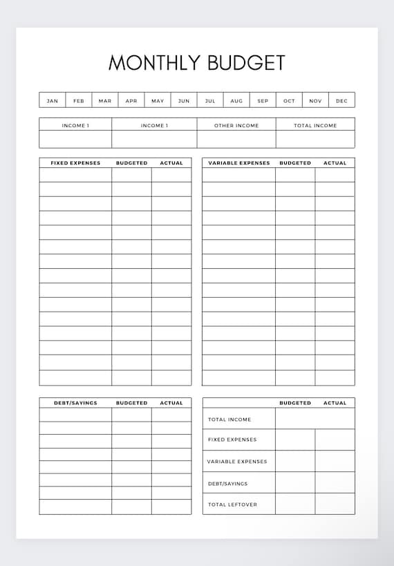 Budgeting tracker cheap