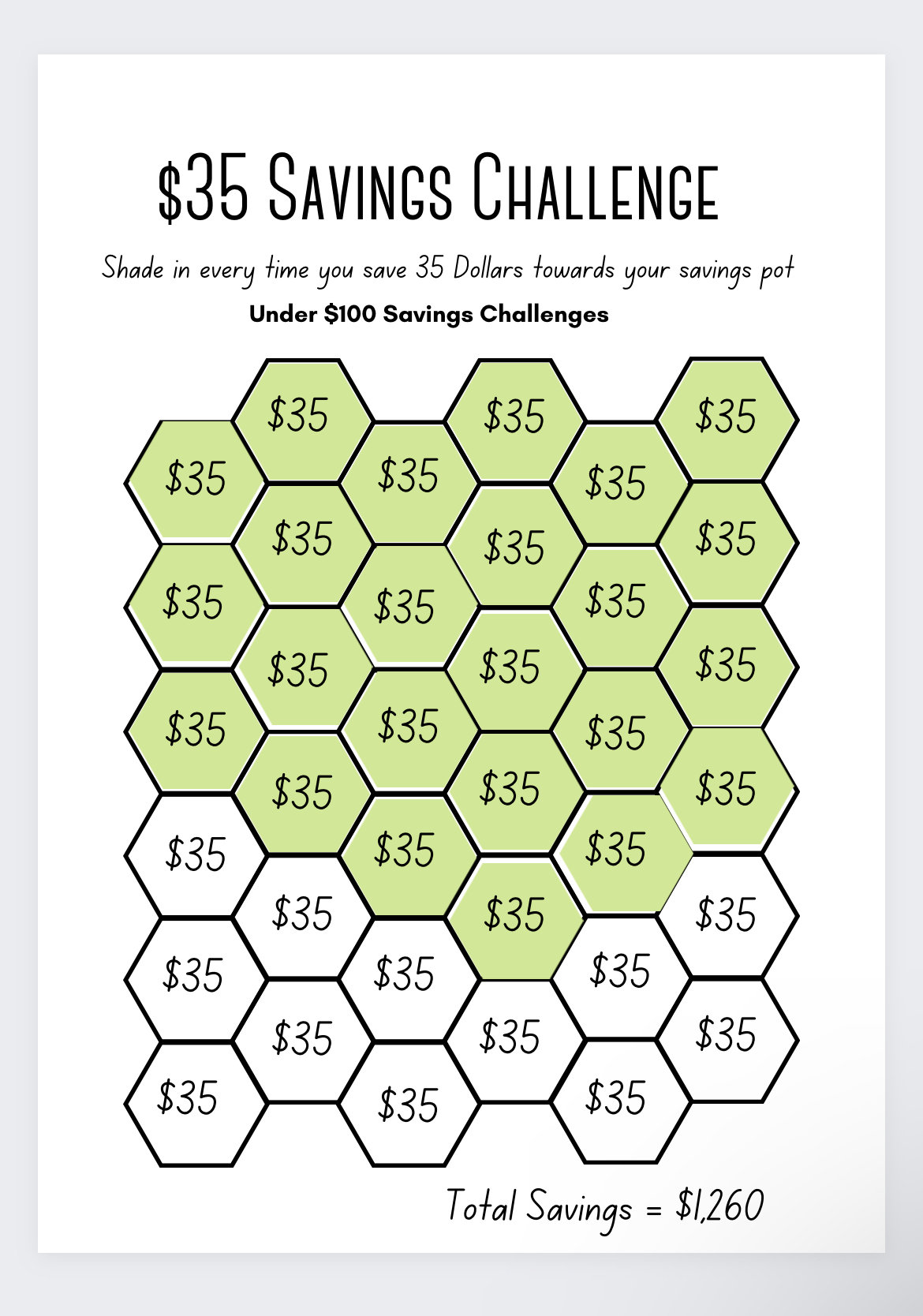 100 Saving challenge Box ver. (リフィルのみ) 100 Saving challenge Box ver. (リフィルのみ) 100 Saving challenge