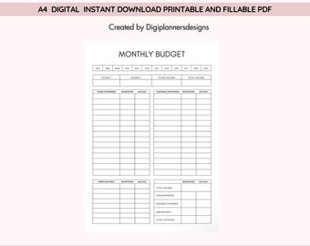 Monthly budget, Biweekly Budget Paycheck Budget,Finance Binder,Financial Planning,Finance binder,Saving money,Bi-weekly Budget,Budgeting