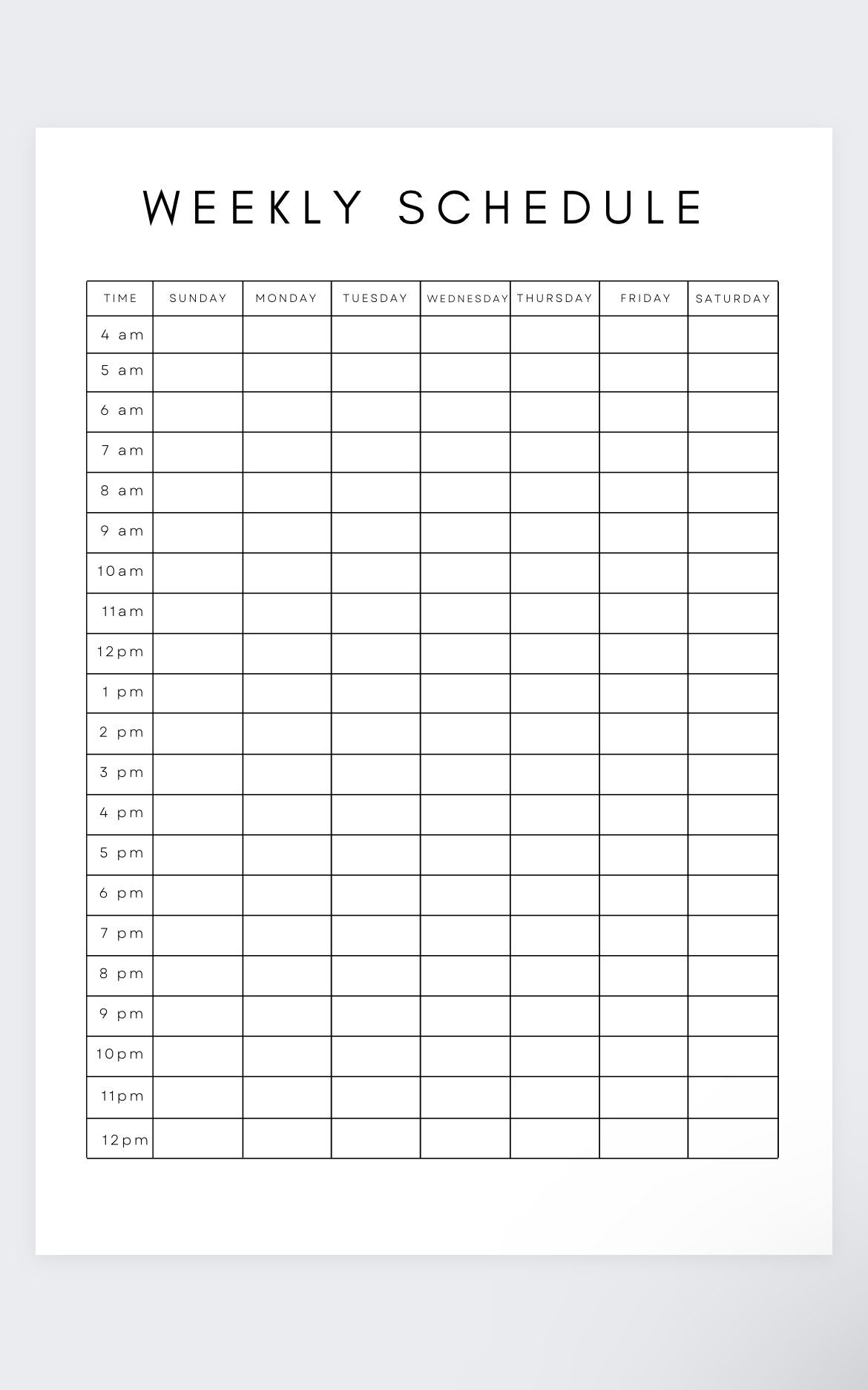 weekly-schedule-time-blocking-printable-schedule-hourly-planner-timesheet-timeblocking-work-from-home-time-log-timetable-planner-timetable-etsy