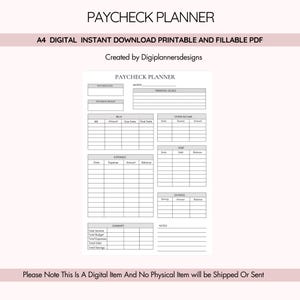 Grey Paycheck Planner,Personal Budget,Budget by biweekly,Budget ,Paycheck Budget,Money Savings,Financial Planning,Paycheck budget planner,