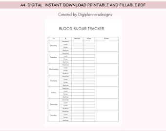 Blood Sugar Log,Glucose Tracker,Diabetes Log,Sugar Tracker,Health Log,Diabetic Planner,Glucose Monitor Log,Diabetic Printable,Diabetes
