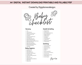 Baby Checklist,Baby Shower Checklist,Baby Registry Checklist,Newborn Essentials,Newborn Checklist,Pregnancy Checklist,Nursery Checklist