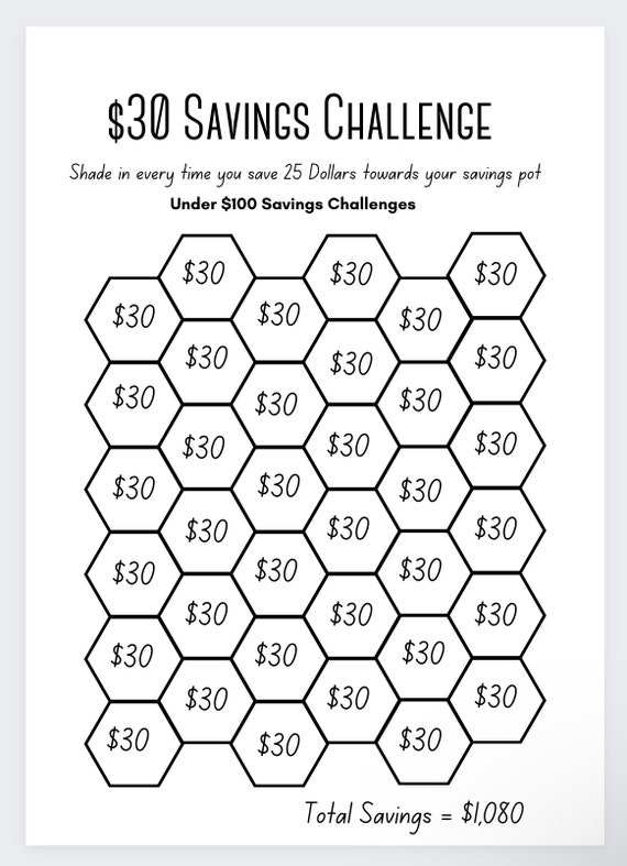 100Days Saving Challengeリフィル ハートクマデザイン Saving 100Days ハートクマデザイン Challengeリフィル