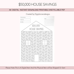 Bespaar 50.000, huissparen, spaarmap, spaarpot, spaarfonds huisvesting, bespaar 50.000, huissparentracker, spaarsjabloon, spaargrafiek