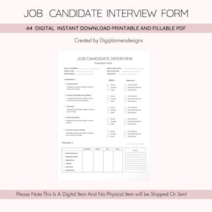 Formulaire de candidature, fiche de candidature, outil de suivi des recrutements, organisateur de recrutement, fiche d'information du candidat, planificateur d'entretiens, journal RH