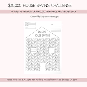 Spara 30 000, Sparpott för hus, Sparpärm, Sparburk, Bostadssparfond, Handpenning, Bostadsdeposition, Sparspårare, Spardiagram