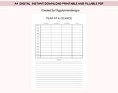Financial Year at a Glance,Financial Goals,Financial Overview,Yearly Planner,Yearly Budget,Year at a Glance,Yearly Budgeting,Yearly Planning