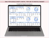 Blue Paycheck Budget ,Budget by Paycheck Spreadsheet,Paycheck Budget Google Sheets,Google Sheets Budget Planner,Biweekly Budget Spreadsheet