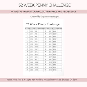 Desafío de 52 semanas imprimible, Desafío de ahorro de céntimos, Desafío de ahorro imprimible, Desafío de dinero, Desafío de céntimos grises, Ahorra 667 dólares
