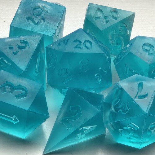 Dice Masters 3D Printed Resin Diamond Set Etsy