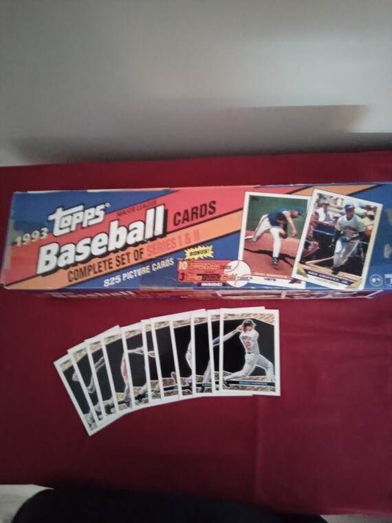 1993 Topps Baseball Cards Complete Set of Series 1 and 2. Etsy