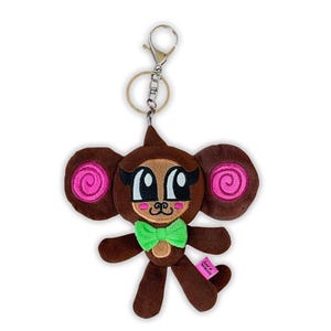 Monkey Plush Keychain