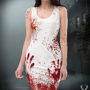 Blood Splatter Horror Dress