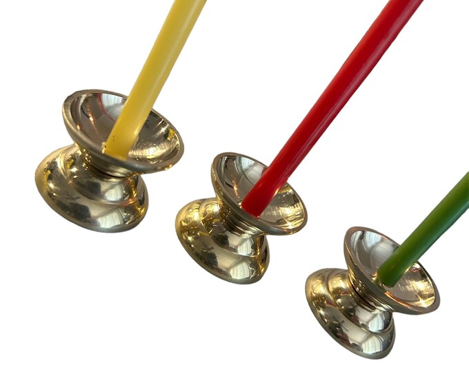 Mini Brass Candle Holder With Spike Mini Candle Holder Candlestick