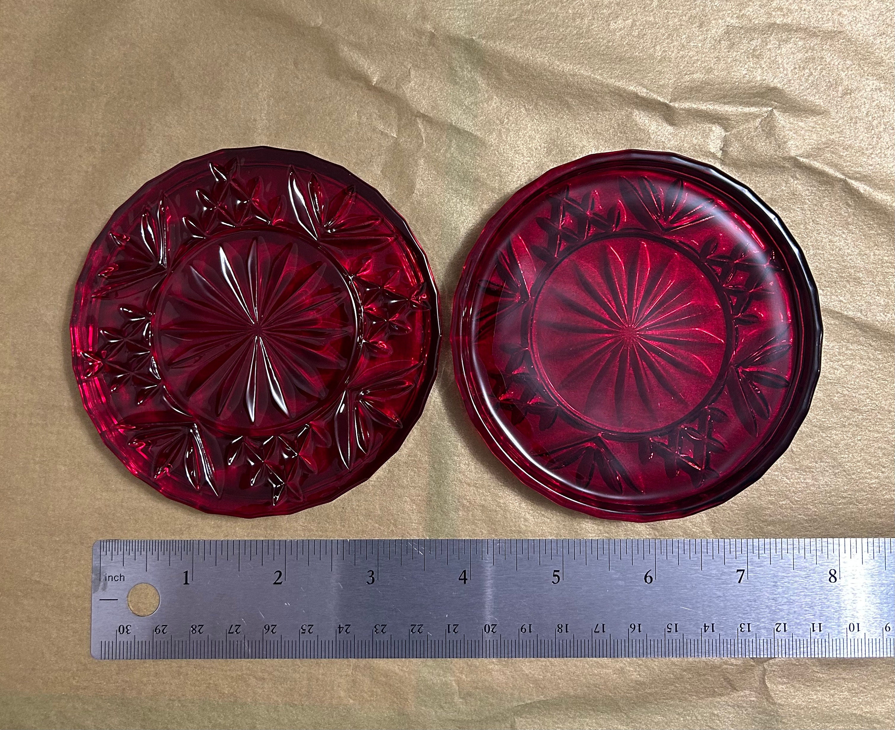 Candle Plate Holder / for Pillar or Decorative Candles / Glass Etsy