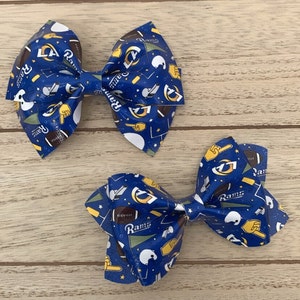 Go Team Go Rams Hair Bows