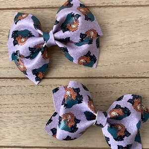 Fiocchi per capelli ispirati alla principessa Merida