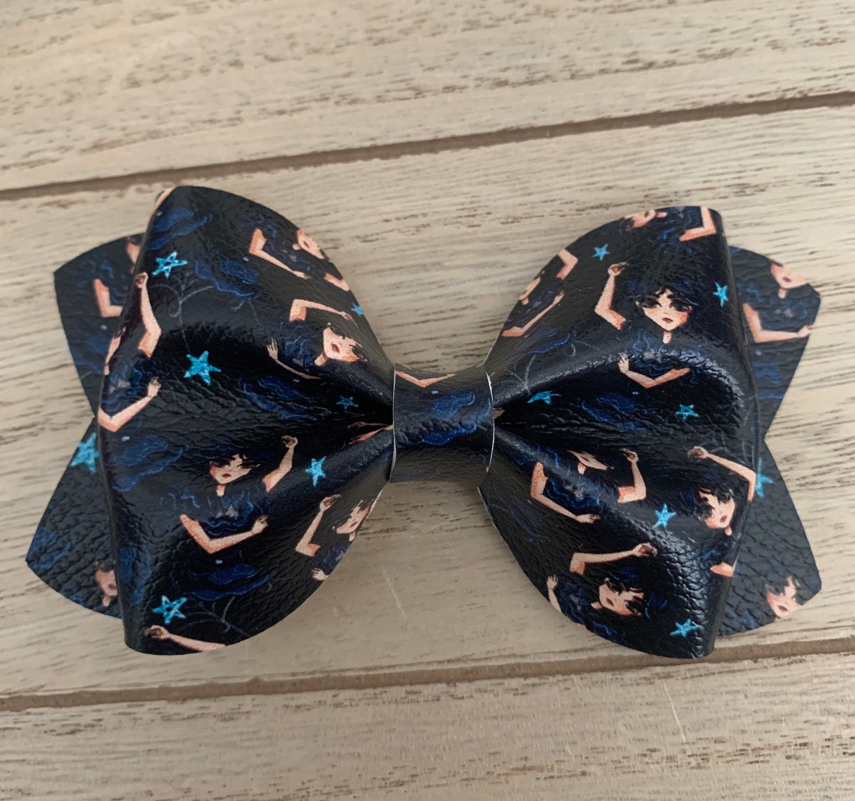 Grandi fiocchi per capelli rossi e neri da donna con fiocco in velluto fermagli per capelli in raso setoso clip per capelli carino fiocco per capelli francese fiocco per capelli fiocco lungo