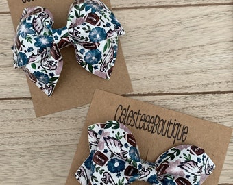 PHI and Flowers Inspired Hair Bows