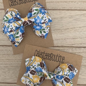 LAC and Flowers Inspired Hair Bows