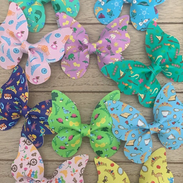 Princess Inspired Butterfly Hair Bows