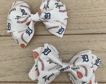 Take Me Out to the Ball Game DET Hair Bows