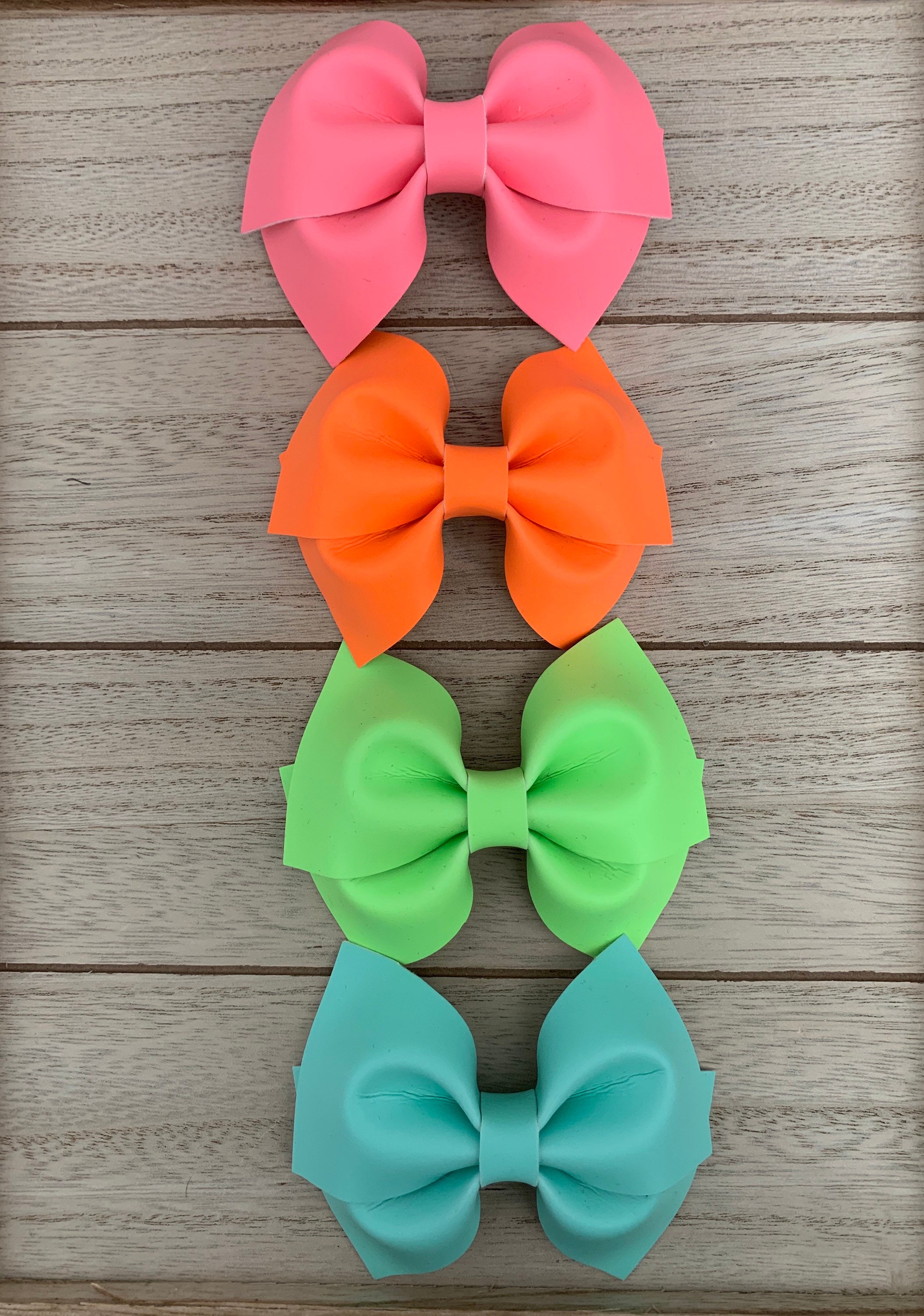 Glow in the Dark Hair Bows - Etsy display picture 2
