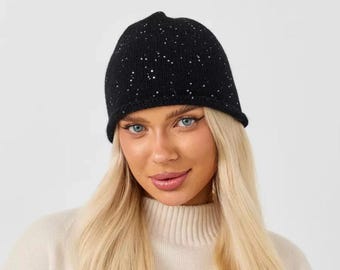 Winter Strickmütze Angora Wolle Damen Mütze Winterstrick Angora Wolle Damen Beanie Mütze