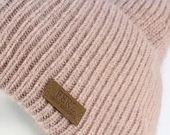 Norwegen Stil Mütze Angora Wolle Damen Winter Strickmütze Angora Wolle Damen Winter Strickmütze Angora Wolle Ladie, Beanie Mütze Norwegen Beanie Angora