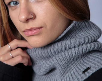 Schlauchschal unisex Winter Alpaka Wolle für Erwachsene Winter gestrickt