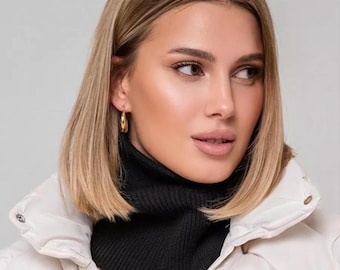 Schlauchschal unisex Winter Alpaka Wolle für Erwachsene Winter gestrickt