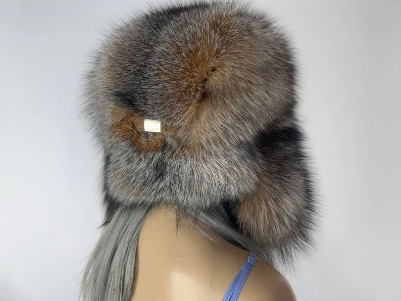 Chapeau Fourrure Faux Vintage Madrigal Ann Marie Brown - Fabriqué En Italie