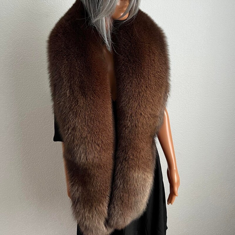 fur edged shawl