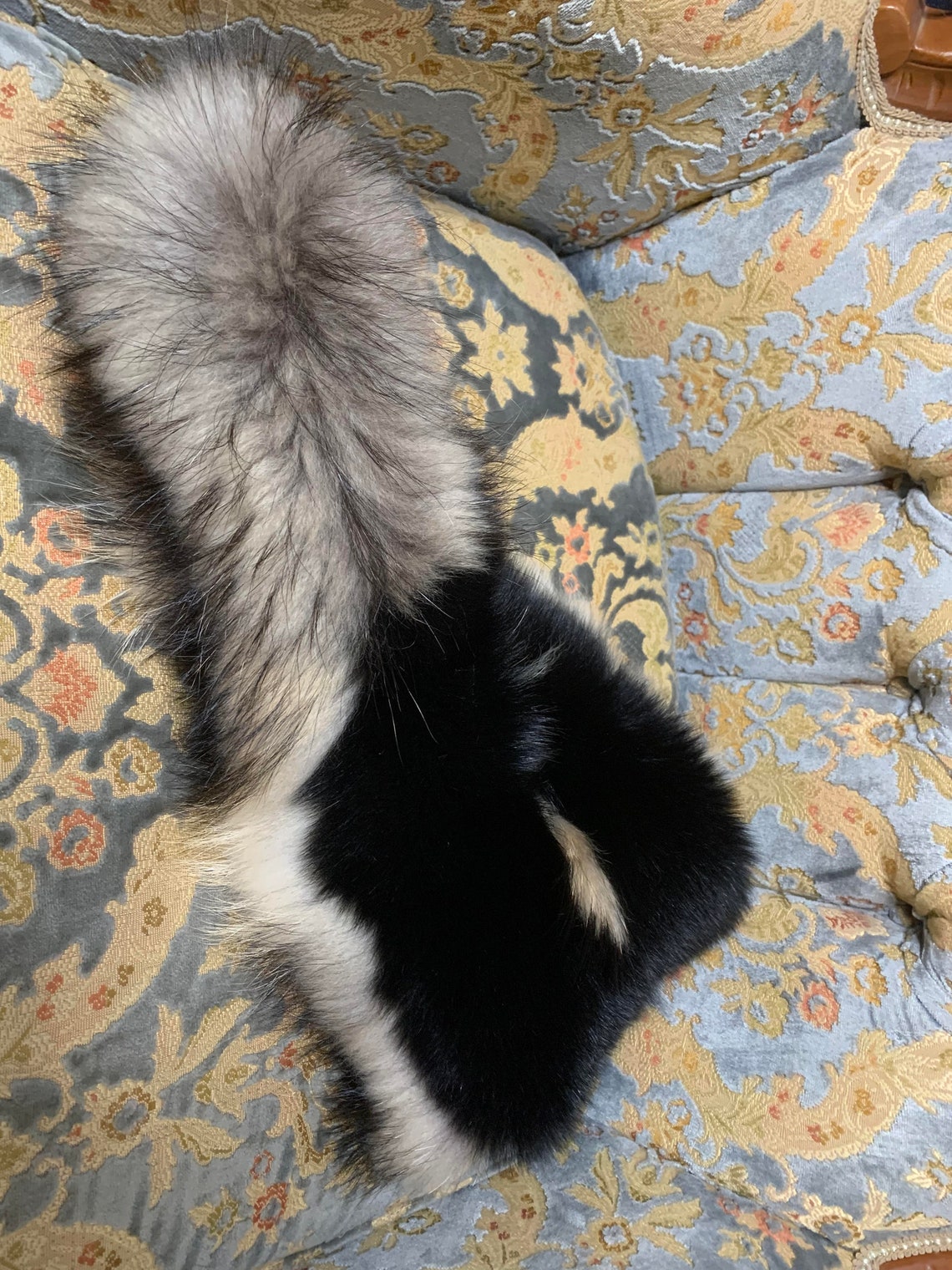 Finn Raccoon and Black Fox Fur G-string Thong Bikini for Men | Etsy