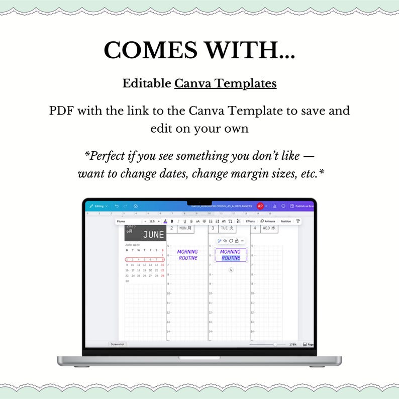 Happy Planner Mini Hobonichi Style Printable Planner Bundle Planner ...