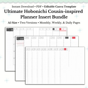 ほぼ日カズンスタイル A5ウィークリープランナーインサート 印刷可能 A5ウィークリーインサート 印刷可能 A5ウィークリープランナーインサート 印刷可能 ファイロファックス A5 PDF