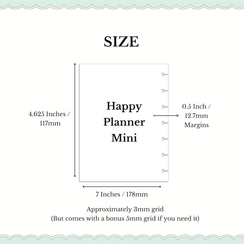 Happy Planner Mini Hobonichi Style Printable Planner Bundle Planner ...