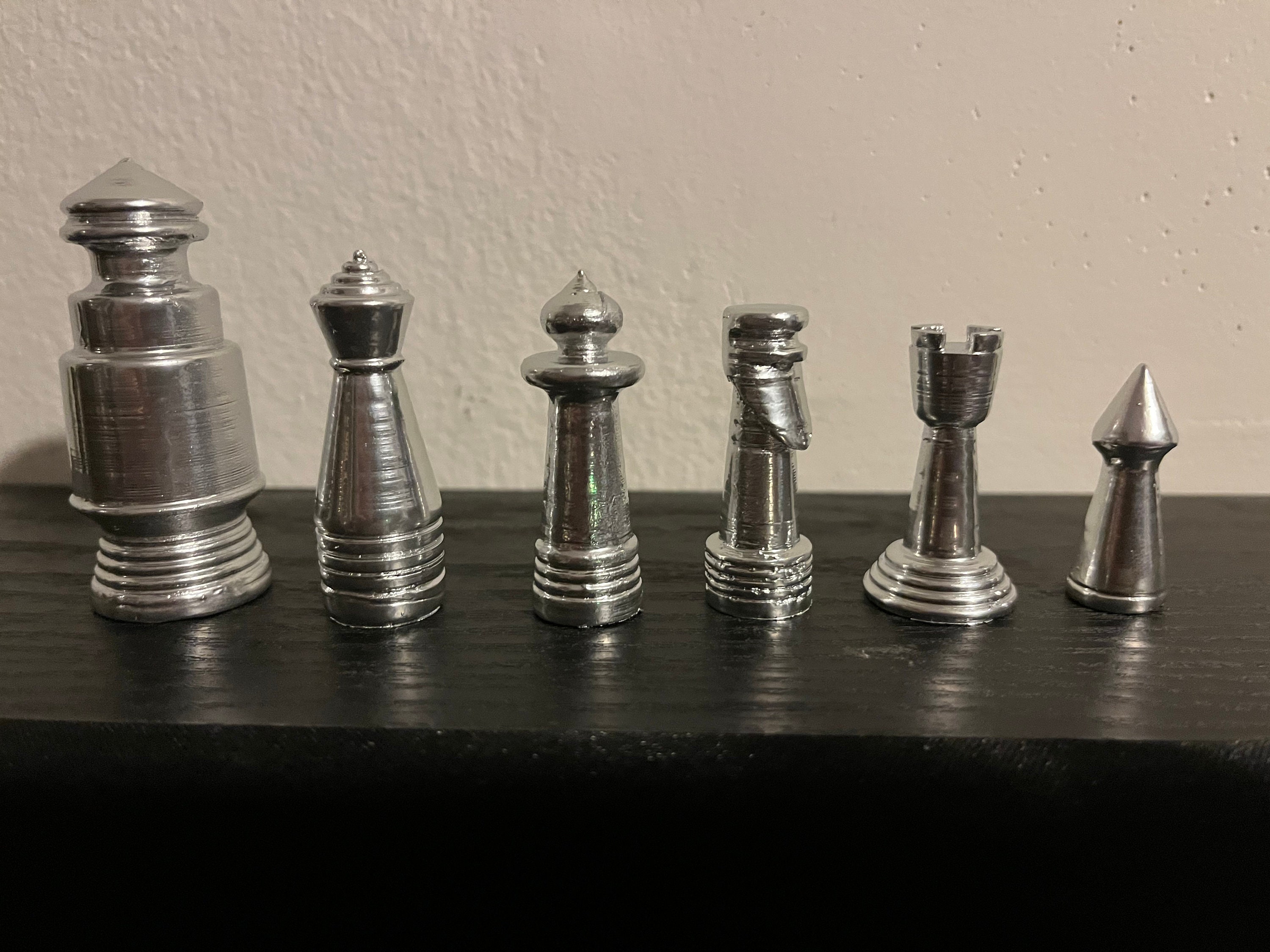 Portable Star Trek 3D Chess with Low Profile Pieces by alan_one