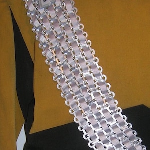 Worf&#39;s chainmail sash from Star Trek, Custom Size to Order